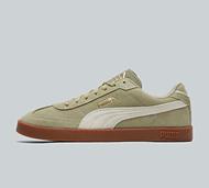 Puma Club II Era Suede Trainer - Green - Size 9.5