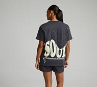 Forena Womens More Soul Boyfriend Fit T-Shirt - Grey - Size XS
