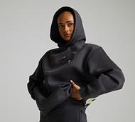 Forena Womens More Soul Overhead Hoodie - Grey - Size XS