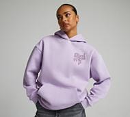 Forena Womens Forever Yours Overhead Hoodie - Purple - Size XS