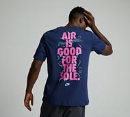 Nike Air is Good For The Soul T-Shirt - Blue - Size XS