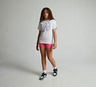 Jordan Girls Blue Jean and Bling T-Shirt - White - Size M/G