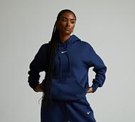 Nike Womens Sportswear Phoenix Fleece Oversize Hoodie - Navy - Size XS