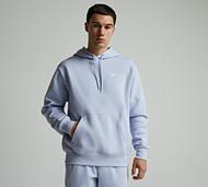 Nike Club Overhead Hoodie - Purple - Size S