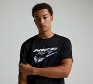 Nike Run Energy HBR Miler T-Shirt - Black - Size 2XL
