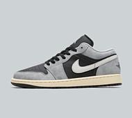 Jordan Air Jordan 1 Low SE Trainer - Grey - Size 10.5