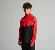 Monterrain Junior Bolt 2.0 Space Dye Windbreaker - Red - Size S/B