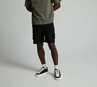 Faded Store Stretch Tech Cargo Short - Black - Size XS