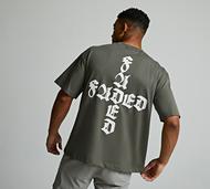 Faded Store Gothic T-Shirt - Green - Size S