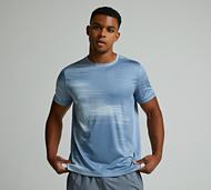 Monterrain Stability Jacquard T-Shirt - Blue - Size XS