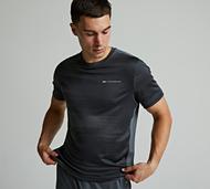 Monterrain Stability Jacquard T-Shirt - Black - Size L