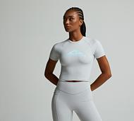 Monterrain Womens Glide Baby T-Shirt - White - Size XS