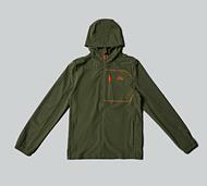 Alpyrex Junior Allure Woven Full Zip Hoodie - Green - Size S/B