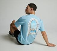 Belier Arch T-Shirt - Blue - Size XS