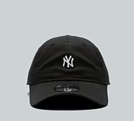 New Era Mini Logo 9TWENTY Cap - Black - Size ONE SIZE