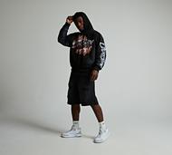 Courtside Mackey Hoodie - Black - Size XS