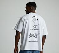 Courtside Harper Stack T-Shirt - White - Size XS