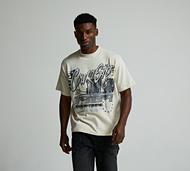 Courtside Sawyer Relaxed T-Shirt - White - Size XS
