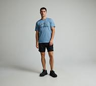 Alpyrex Alpine Glitch T-Shirt - Blue - Size L